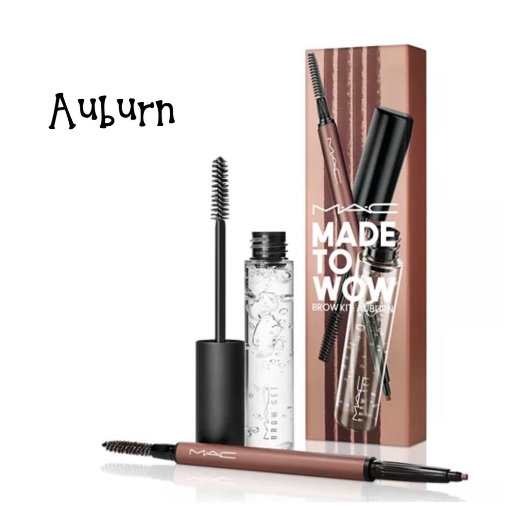 🌈2/$30 NIB MAC Made to Wow Brow Kit: Auburn